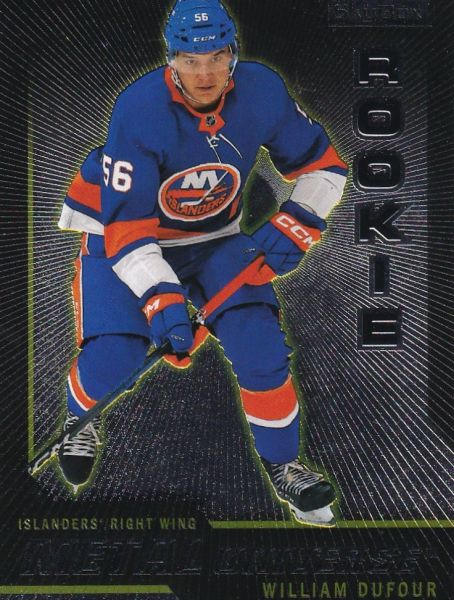 insert RC karta WILLIAM DUFOUR 23-24 Metal Universe 08-09 Rookie Retro číslo R-19